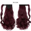 Peluca de Cola de Caballo para Mujer Cabello Largo Velcro Ondas Grandes Cola de Caballo Alta Trenza Natural Celebridad Cibernética Correa Cabello Rizado Cola de Caballo Falsa
