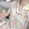Pijama de Algodón Nube de Fábrica Original para Mujer, Shorts de Manga Corta de Verano, Conjunto de Ropa de Casa Dulce y Lindo de Celebridad de Internet para Estudiantes