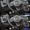 Adecuado para 12-15 Fiat 500 Interior de Coche Modificado Fibra de Carbono Ventilador de Aire Lado del Conductor Pegatina Decorativa
