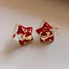 Qingtao Xi Ying Arete de Perla Estilo Coco Francés Aretes Diseño de Nicho Sentido de Diseño Aretes de Lujo Ligero Venta al por Mayor