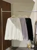 Liquidación, Sin Devoluciones ni Cambios: Suéter de Lana de Mohair de Doble Capa Estilo Francés Otoñal con Cuello en V Holgado Versátil para Mujer Za6360