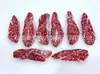 Costelas Curtas e Costelas de Paleta de Boi Wagyu Australiano, Carne de Boi Snowflake Alimentada com Grãos Integrais para Churrasco