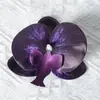 Cabezas de flores artificiales de orquídea mariposa, materiales para flores de pared, materiales para pasadores y accesorios para el cabello hechos a mano para DIY, piezas de flores y accesorios de pétalos para decoración de bodas