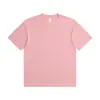 28 peças de camisetas de manga curta 180g de algodão puro, casual urbano cor sólida gola redonda, tamanhos europeus e americanos, camisetas de manga curta unissex