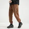 Calças masculinas grossas com forro de fleece 2026 novo modelo inverno esportes ao ar livre calças de trabalho caminhada esqui calças de assalto à prova de vento em estoque