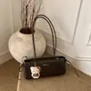 Bolsa Pequena Retrô para Mulheres 2025 Nova Moda Casual Estilo Coreano Tendência Bolsa de Mão Bolsa Transversal Bolsa Quadrada Pequena Simples de Ombro