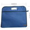 Armazenamento de dados a4 Bolsa de arquivo portátil zíper Lona Oxford bolsa de arquivo logo escritório reunião pasta