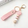 Llavero Colgante Personalizado de Margarita Transfronterizo Cadena de Cuentas de Silicona Encanto para Bolsa Pulsera Llavero