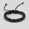 Directo de fábrica Estilo europeo y americano simple vintage pulsera tejida de piel de vaca pulsera pulsera de cuero joyería al por mayor de Yiwu