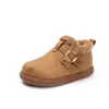 Birkenstocks Cálidos para Niñas 2026 Nuevas Llegadas de Invierno Botas de Nieve de Caña Baja Forradas de Felpa para Niñas Zapatos de Algodón Gruesos con Suela Suave para Niños