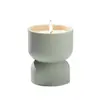 Frasco de Cerámica para Velas Plato Negro para Velas