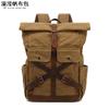 Mochila de Lona Encerada al Aceite Impermeable Casual para Hombre Suministro de Amazon Mochila de Viaje Mochila para Computadora al por Mayor Fabricante Yiji