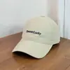 Gorra de Béisbol Suave de Algodón Lavado con Estampado de Letras Simple Estilo Coreano para Mujer, Versión Delgada para Primavera y Verano, Gorra Unisex para Estudiantes con Visera Curva y Pico de Pato