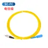 Cable de parcheo de fibra monomodo de un solo núcleo de grado de telecomunicaciones SC-SC/FC/LC/ST 3-30 metros al por mayor