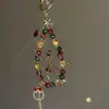 Colgante para Teléfono Móvil y Llaves con Cuentas de Colores Navideños Personalizados para Otoño e Invierno, Moderno, Exquisito y Versátil Colgante para Llavero