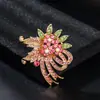 Broche de Nuevo Diseño con Estilo Europeo, Lazo de Lujo Ligero, Exquisito y Elegante Adorno Completo de Diamante, Gran Broche para Mujer, Accesorio Anti-Exposición