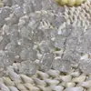 Acessórios Florais de Cristal Branco Natural, Contas de Fio Exquisitas e Versáteis, Corda para Trançar Pulseiras DIY Feita à Mão, Contas Soltas, Acessórios de Cristal