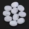 Contas Coloridas Acrílicas de Formato Irregular Jade Sintético Gradiente Duas Cores Oval Soltas Acessórios para Pulseira Colar Pingente DIY