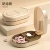 Cortador y Divisor de Pastillas, Partidor de Pastillas de Corte Cuarto, Herramienta para Cortar Pastillas, Herramienta Portátil de Medicación para Viajes