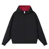 Moletom pesado estilo americano, moletom de camada dupla para comércio exterior, cardigã sweatshirt masculino moderno de outono com caimento solto e zíper duplo, feito sob medida