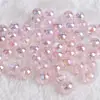 Acrílico Colorido Cuentas Redondas Hecho a Mano DIY Material para Aretes Aretes Caseros Aretes Pulsera Cuentas Cuentas Sueltas Accesorios