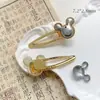 Estilo Tradicional Chino Brocado Song Base para Pasador Accesorios Pinza de Pato Pinza Lateral para el Cabello Clip Cubierto de Tela DIY Joyería Hecha a Mano