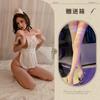 Cosplay Sexy de Uniforme de Enfermera Tentación Juego de Roles Ahuecado Sin Espalda Ropa de Dormir Lencería