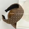 Faixa de cabelo larga retrô estilo coreano com blocos de cor e poá para mulheres, faixa que faz o rosto parecer menor, adequada para ir ao trabalho, lavar o rosto e como acessório de cabelo