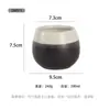 Artesanato em Cerâmica Copo de Vela de Cerâmica Decoração de Casa Simples Duas Cores Mate Gres Criativo Utensílios para Velas de Aromaterapia