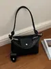Bolso tejido con patrón transfronterizo para mujer, nuevo bolso tipo cubo de gran capacidad, bolso de hombro versátil y moderno para llevar debajo del brazo