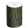 Paquete de 100m Paracord de 7 Hilos para Exteriores 4mm Hilo para Tejer Pulseras de Paracord Entusiastas Militares Paracord de Supervivencia de 7 Hilos