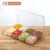 Caixa de Ingredientes para Gelatina de Gelo Barraca Ferramenta Caixa de Temperos Comercial Caixa de Ingredientes Pequenos Caixa de Temperos com Múltiplos Compartimentos Caixa de Armazenamento de Cozinha