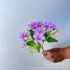 Cacho de Lírios Simulados, Flores de Mão, Decoração de Casamento, Guia de Estrada, Flores Artificiais, Flores Falsas, Decorações de Quarto de Casamento, Arranjos de Flores