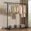 Secador de Ropa de Pie para Uso Doméstico, Perchero para Ropa de Dormitorio, Secador de Ropa para Balcón, Perchero Simple Móvil para Interiores de Dormitorios