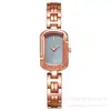 Comercio Exterior Cuadrado Personalizado Esfera de Nácar Banda de Acero para Mujer Nuevo Estilo Elegante y de Moda Comercio Electrónico Transfronterizo Venta al por Mayor de Comercio Exterior Reloj
