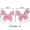 Pendientes de mariposa transfronterizos, dulces, sencillos, de moda, pendientes de acero inoxidable con esmalte de colores con un diseño fresco y único