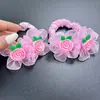 Novo Estilo Acessório de Cabelo Coque de Fada para Crianças, Elástico de Cabelo que Não Danifica o Cabelo, Adequado para Meninas de 6 a 12 Anos