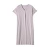 Camisón de verano fino de modal de los años 80 para mujer, cuello en V, manga corta, holgado, estilo damas, ropa de calle, vestido para estar en casa