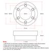 Placa adaptadora de volante de juego dedicada transfronteriza es adecuada para Logitech G29 G920 G923 70mm