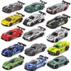 Modelo de Carro de Liga Cruzada Artificial 1:64 Carros de Corrida Esportivos Deslizantes Kit de Carrinhos Pequenos para Crianças Presente para Menino