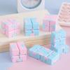 Cubo de Rubik de segundo orden creativo ilimitado Cubo de Rubik color caramelo macaron niños adultos juguete de descompresión para dedos regalo