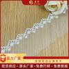 Encaje Bordado de Malla Blanca Accesorios de Ropa para Mujer 7cm Hecho a Mano DIY Listo para Usar Accesorios de Ropa Lolita Encaje
