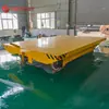 Camión Eléctrico de Plataforma para Transporte de Carga en Vía Larga con Suministro de Energía de Carrete de Cable y Vehículo de Transporte en Vía con Control Remoto Coche sobre Rieles