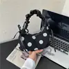 Bolso de Hombro Individual Estilo Fresco Nuevo Primavera con Diseño de Lunares, Bolso Tote Casual de Moda, Bolso Nuevo para Mujer