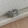 Moda Estilo Coreano Hueco Cruz Moda Simple Versátil Lujo Ligero Sensación de Gama Alta Anillo de Diamante Circonita Anillo para el Dedo Estilo Apilamiento