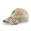 Boné de esportes ao ar livre de origem transfronteiriça boné de beisebol camuflado tático boné com bordado de píton boné camuflado CS