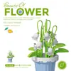 Compatible con Cubierta Antipolvo para Bloques de Construcción Lego, Macetas, Flores de Hibisco, Juguetes de Ensamblaje para Niños, Venta al por Mayor Transfronteriza para el Día de San Valentín