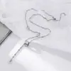 Collar de acero de titanio para hombre, no se decolora, de alta gama, versátil, joyería de moda hip-hop, accesorios retro simples y únicos para mujer