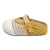 Sandálias Birkenstock com Design de Meia-Chinelo Fechado para Mulheres, Sandálias Birkenstock 2026 de Malha Perfurada com Solado Grosso para Aumentar a Altura, Sandálias Birkenstock