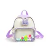 Mini Bolsa Ita Transparente Ligera Estilo Japonés Mochila Estudiante Versátil Linda Campus Mochila de Doble Hombro Transfronteriza